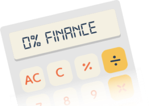0% interest finance available