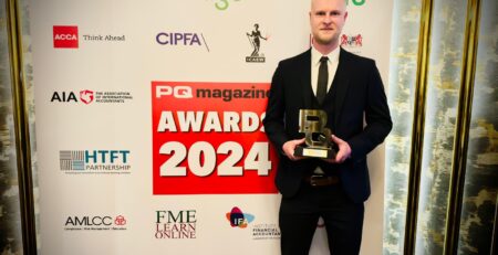 WIll Boardman - winner of the Editor's Special Award at the PQ Awards 2024